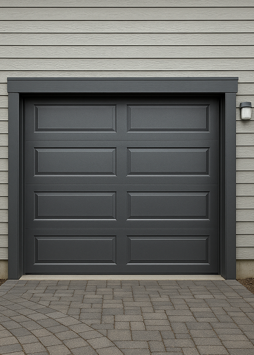 Replacing old garage door with insulated steel model