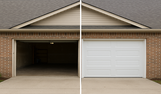 Garage door installation for improved home security