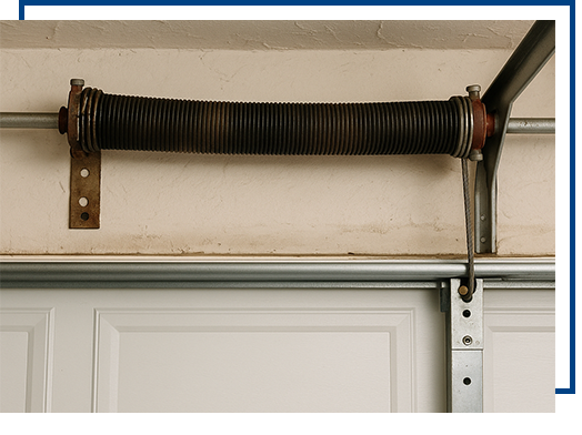 Garage door spring repair and replacement service in Pearland TX ensuring safe and reliable operation